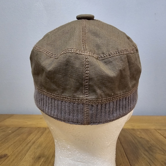 Broner Women's One Size Olive Green & Gray Ripstop Canvas Cap Hat NWOT - Picture 2 of 7